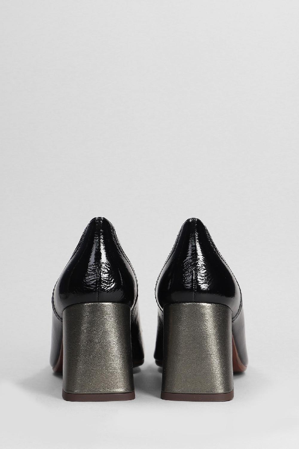 Deliberti Chie Mihara Decollete Sotel In Pelle Nera Cod. 403640 - Deliberti The Luxury Shopping