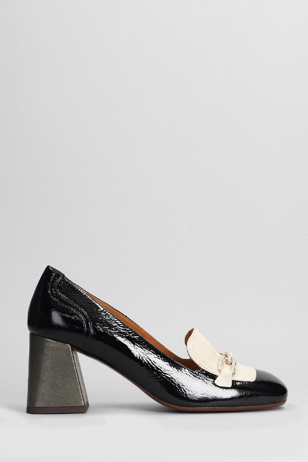 Deliberti Chie Mihara Decollete sotel in pelle nera cod. 403640 - Deliberti The Luxury Shopping
