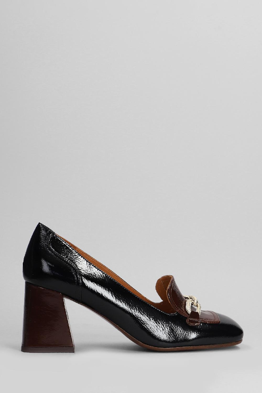 Deliberti Chie Mihara Decollete sotel in pelle nera cod. 403639 - Deliberti The Luxury Shopping