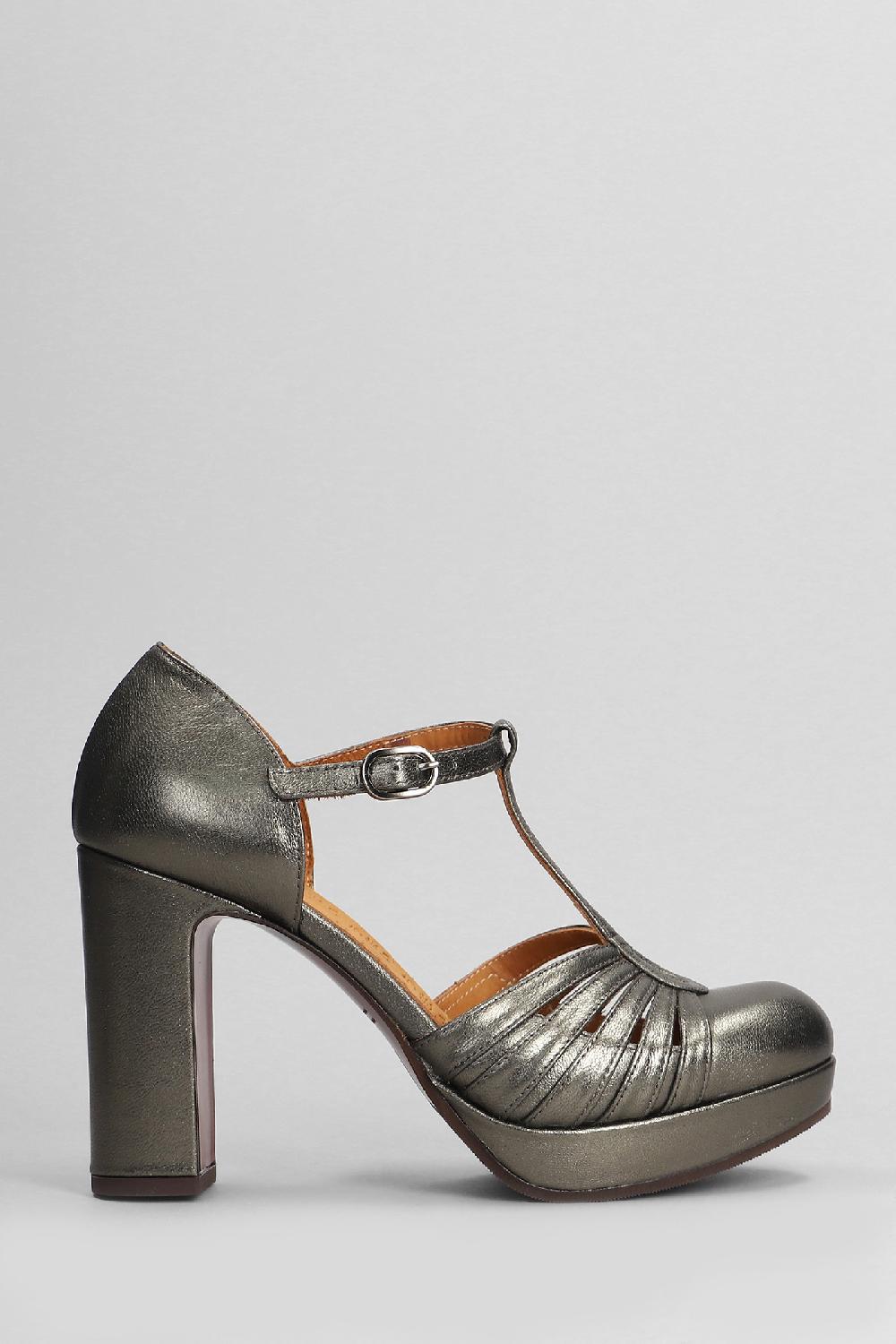 Deliberti Chie Mihara Decollete yaisu in pelle canna di fucile cod. 403627 - Deliberti The Luxury Shopping