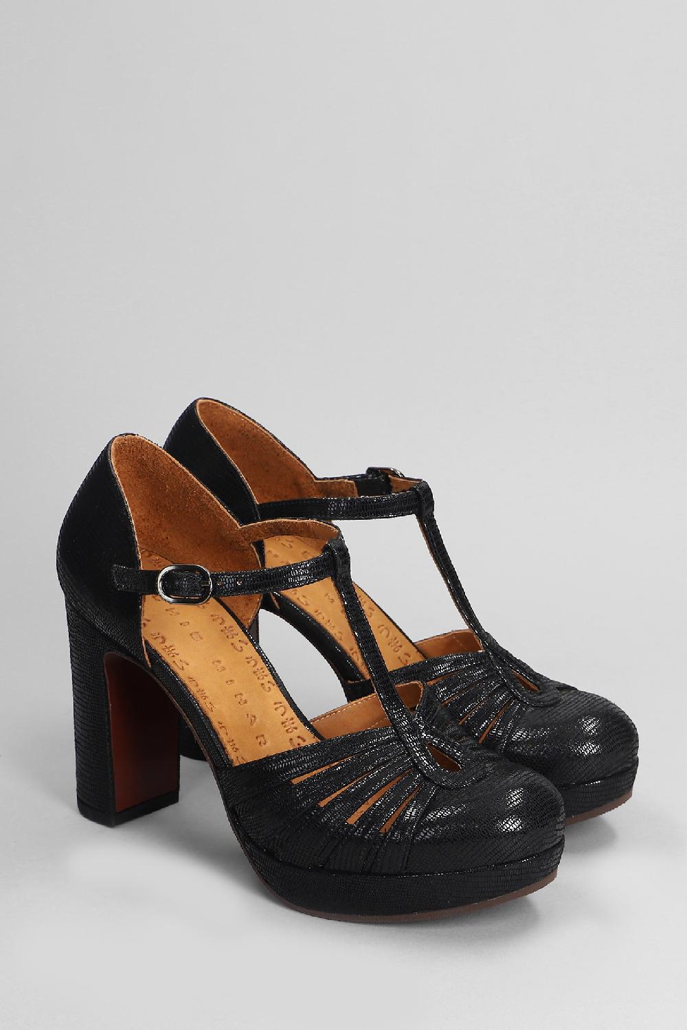 Deliberti Chie Mihara Decollete Yaisu In Pelle Nera Cod. 403626 - Deliberti The Luxury Shopping