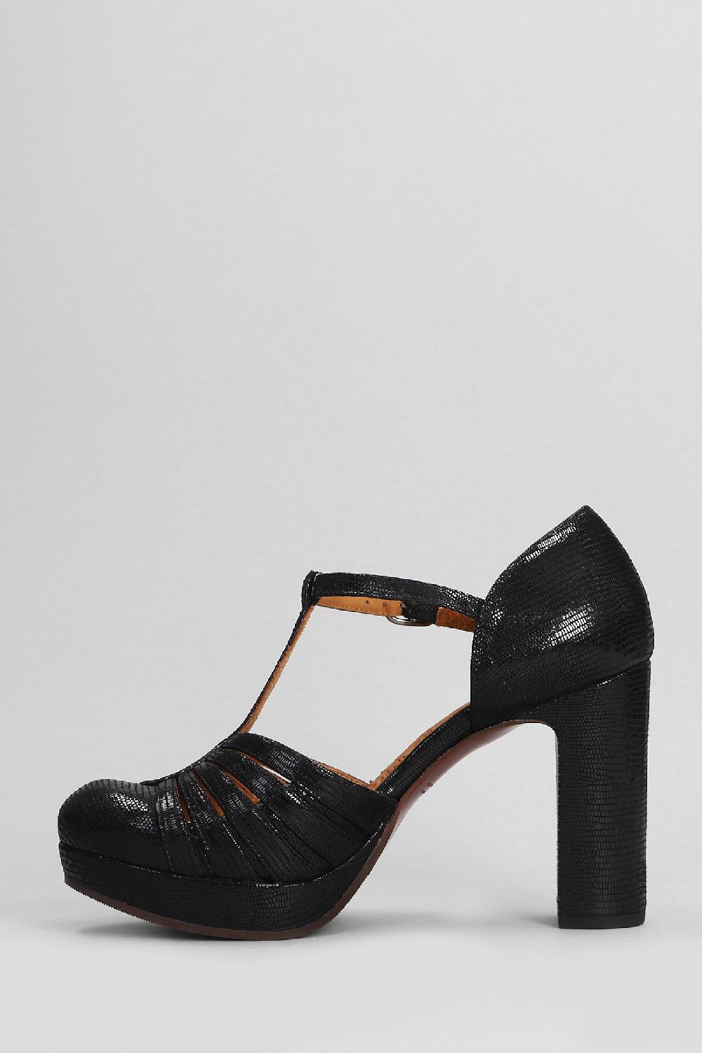 Deliberti Chie Mihara Decollete Yaisu In Pelle Nera Cod. 403626 - Deliberti The Luxury Shopping