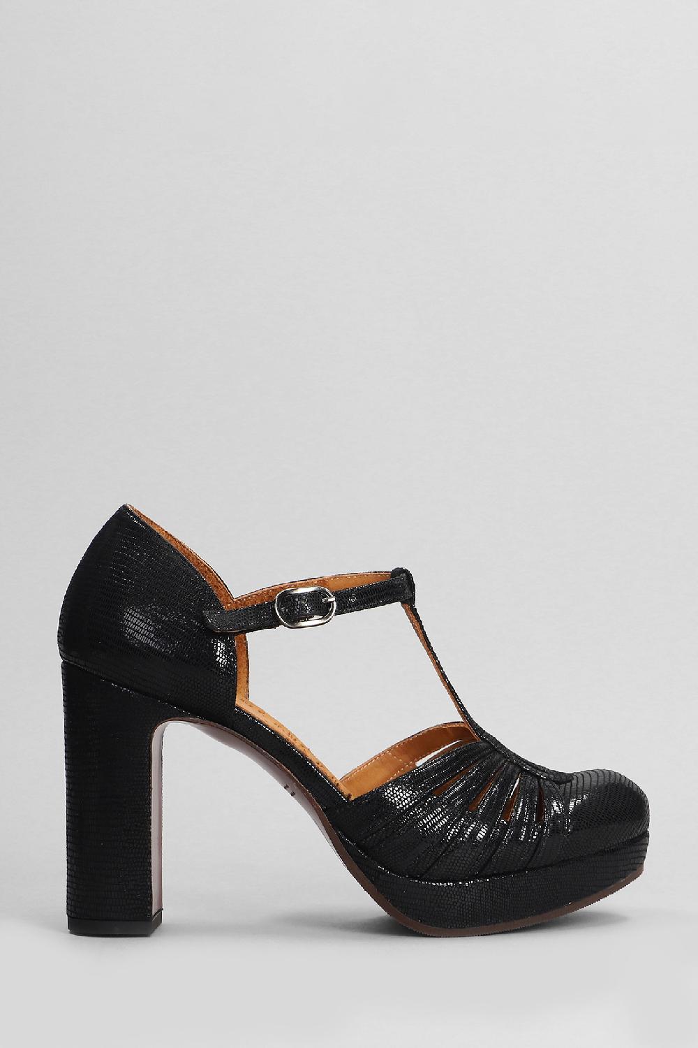 Deliberti Chie Mihara Decollete yaisu in pelle nera cod. 403626 - Deliberti The Luxury Shopping