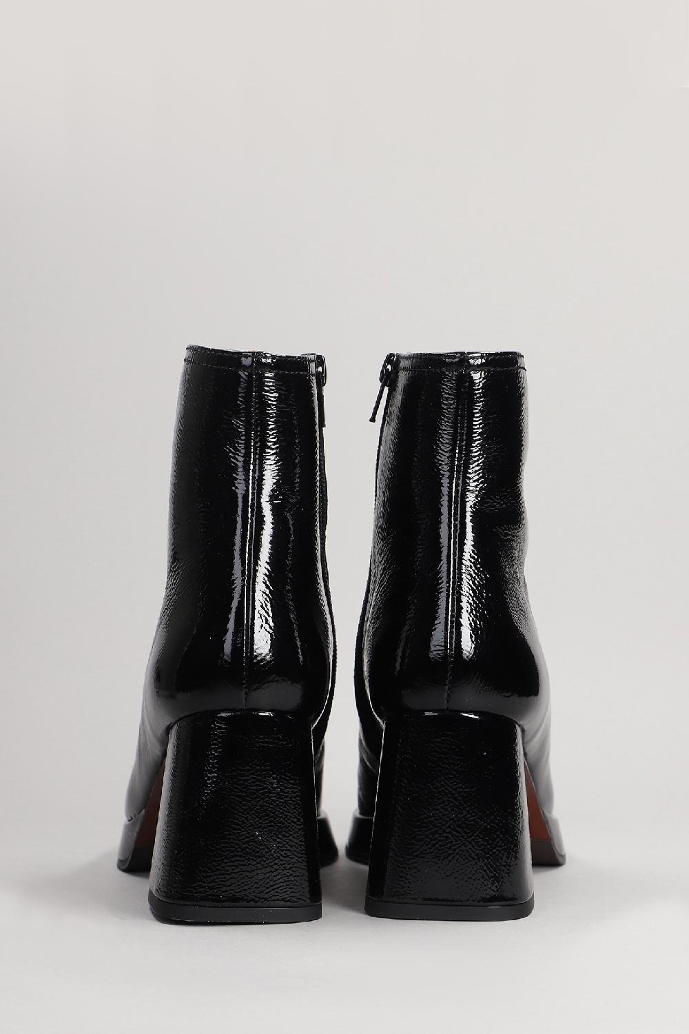 Deliberti Chie Mihara Tronchetti Tacco Alto Kentin In Pelle Nera Cod. 403623 - Deliberti The Luxury Shopping