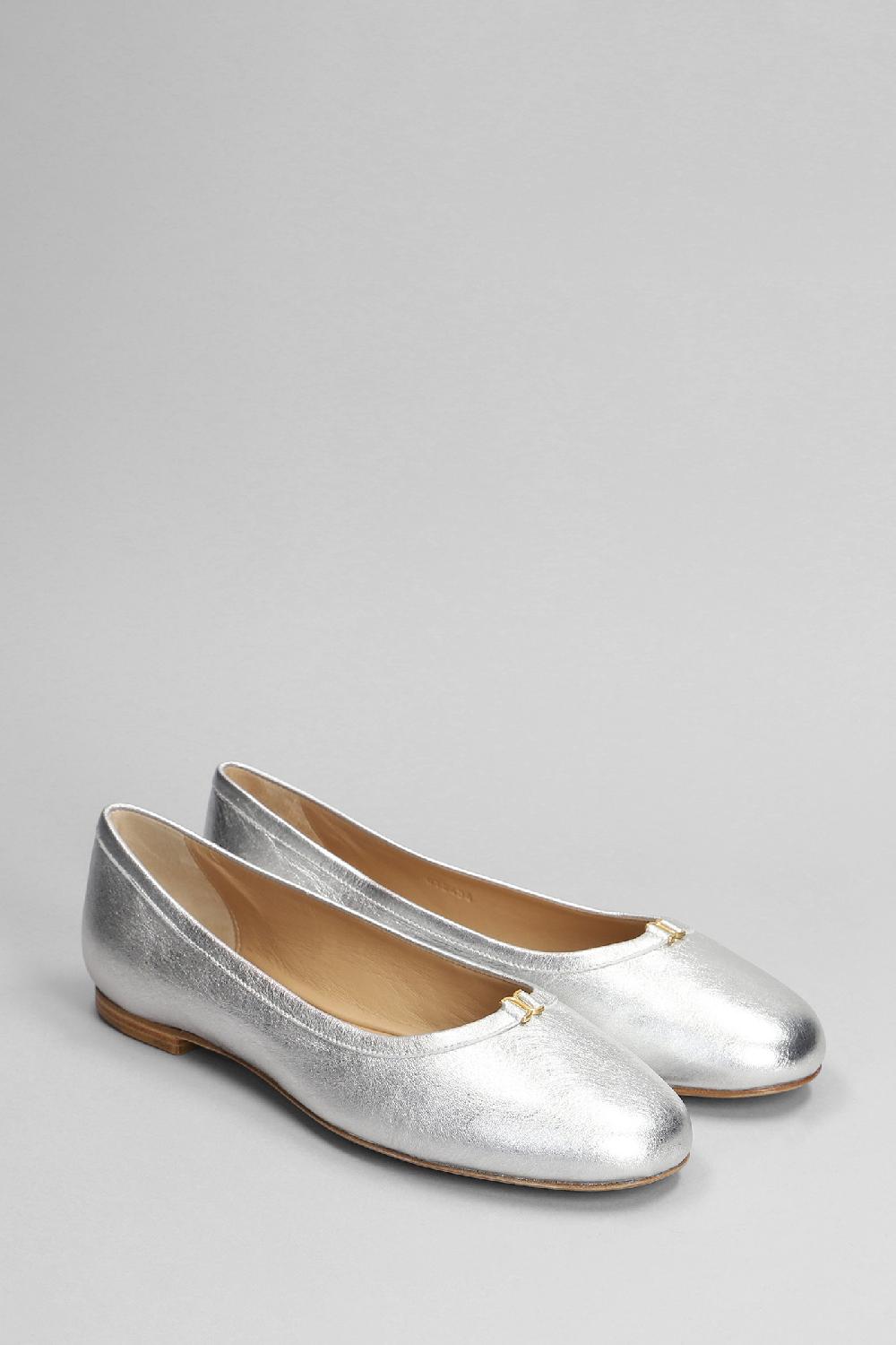 Deliberti Chloé Ballerine Mercie In Pelle Argento Cod. 398804 - Deliberti The Luxury Shopping