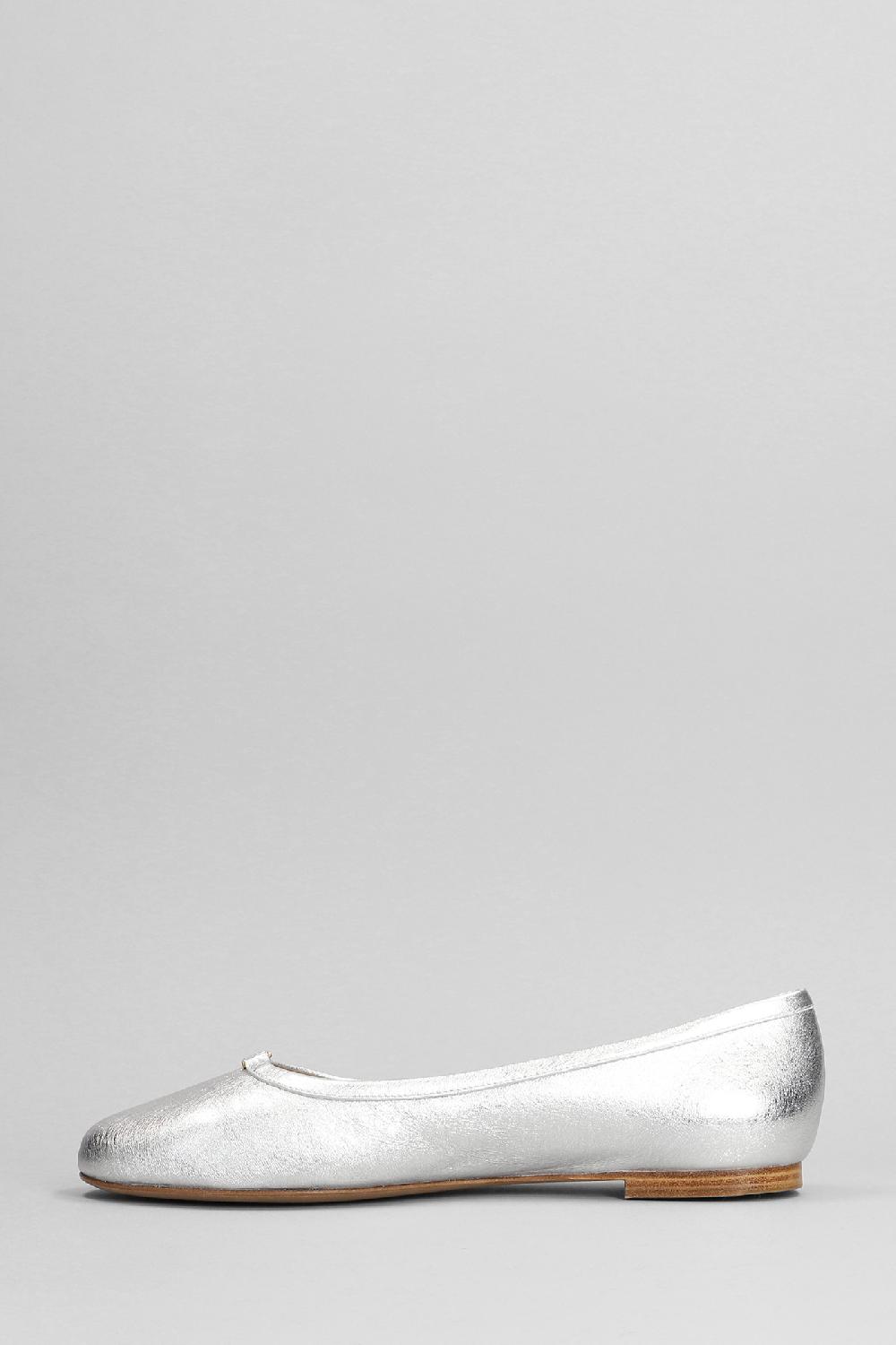 Deliberti Chloé Ballerine Mercie In Pelle Argento Cod. 398804 - Deliberti The Luxury Shopping