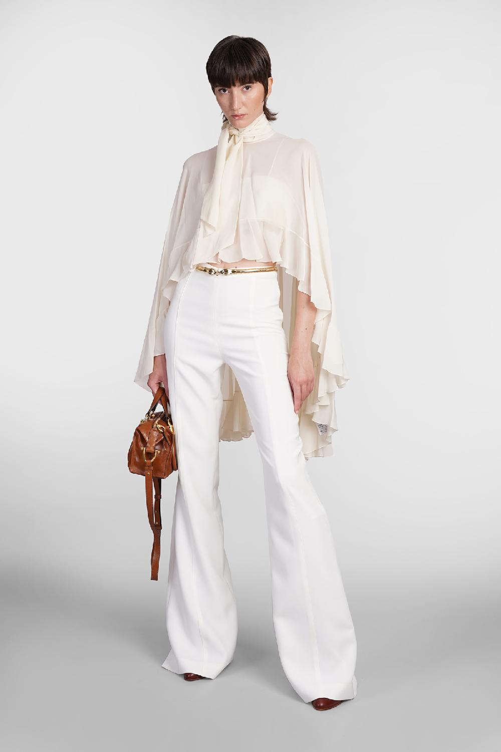 Deliberti Chloé Blusa In Seta Beige Cod. 406244 - Deliberti The Luxury Shopping