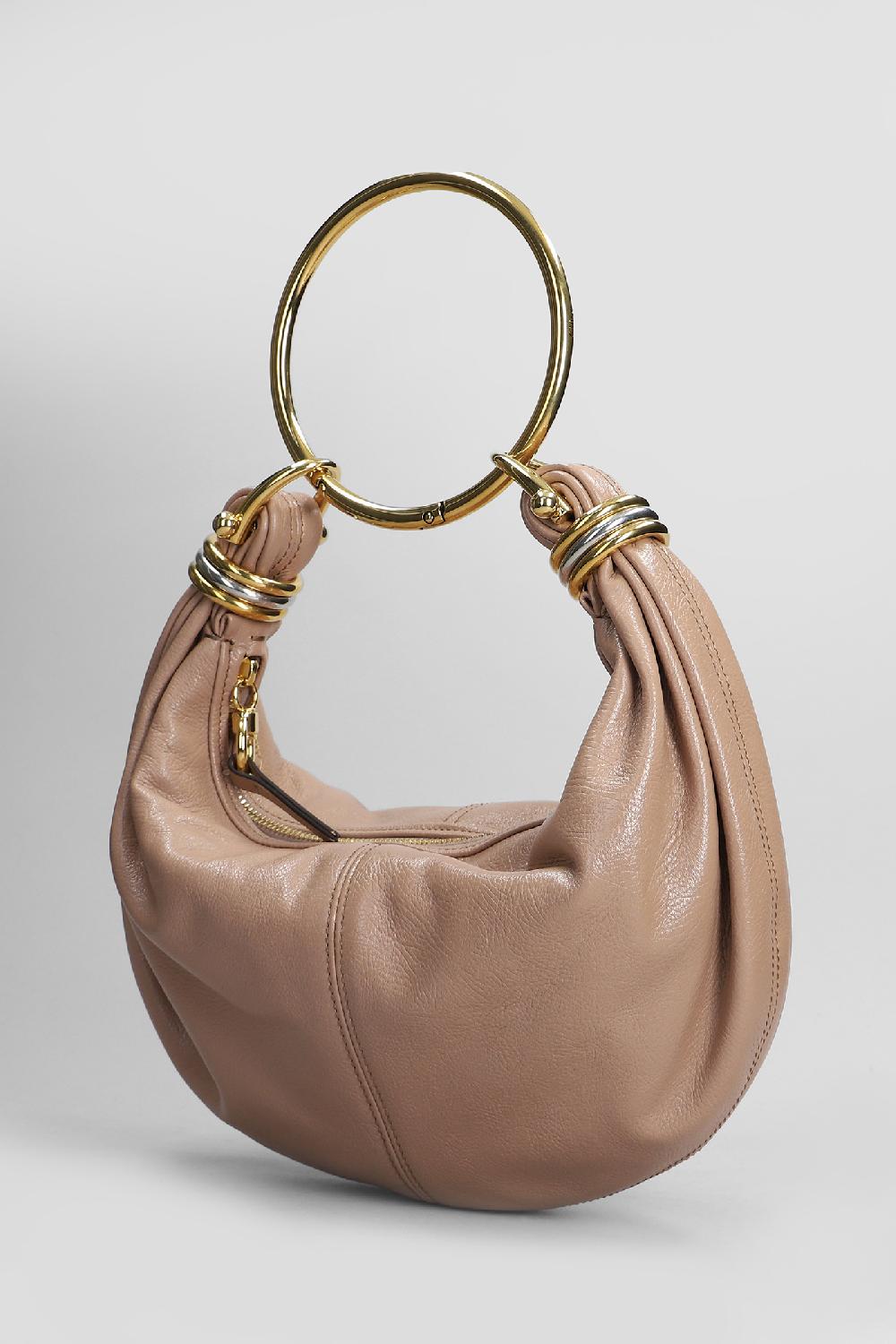Deliberti Chloé Borsa A Spalla Bracelet Bag In Pelle Cipria Cod. 409054 - Deliberti The Luxury Shopping