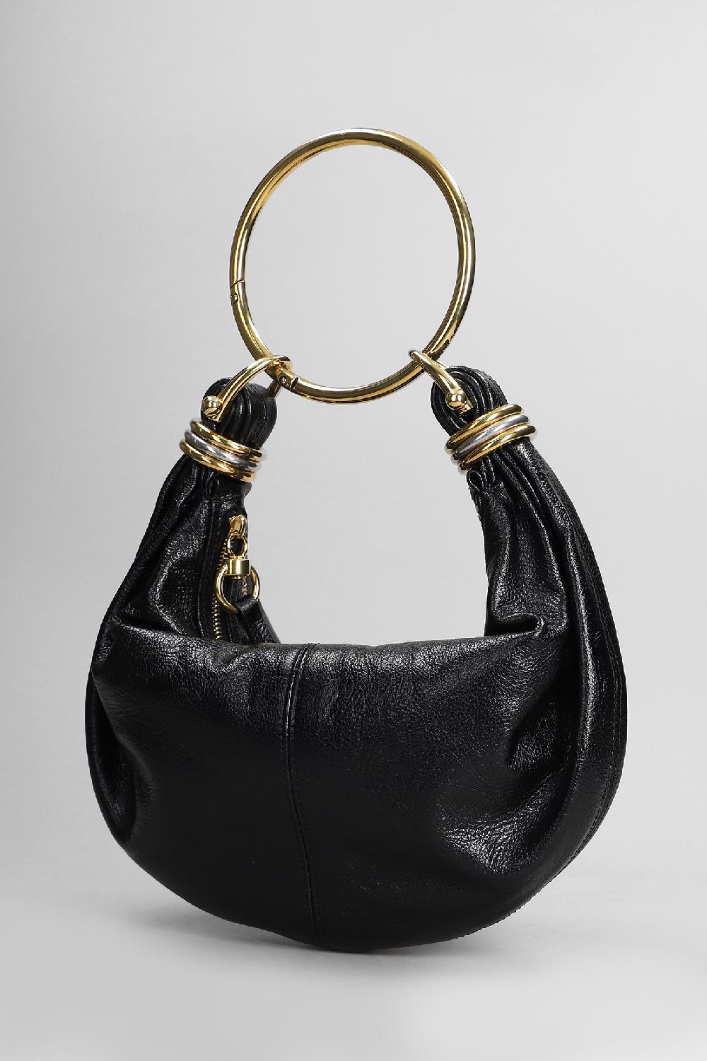 Deliberti Chloé Borsa A Spalla Bracelet Bag In Pelle Nera Cod. 409053 - Deliberti The Luxury Shopping