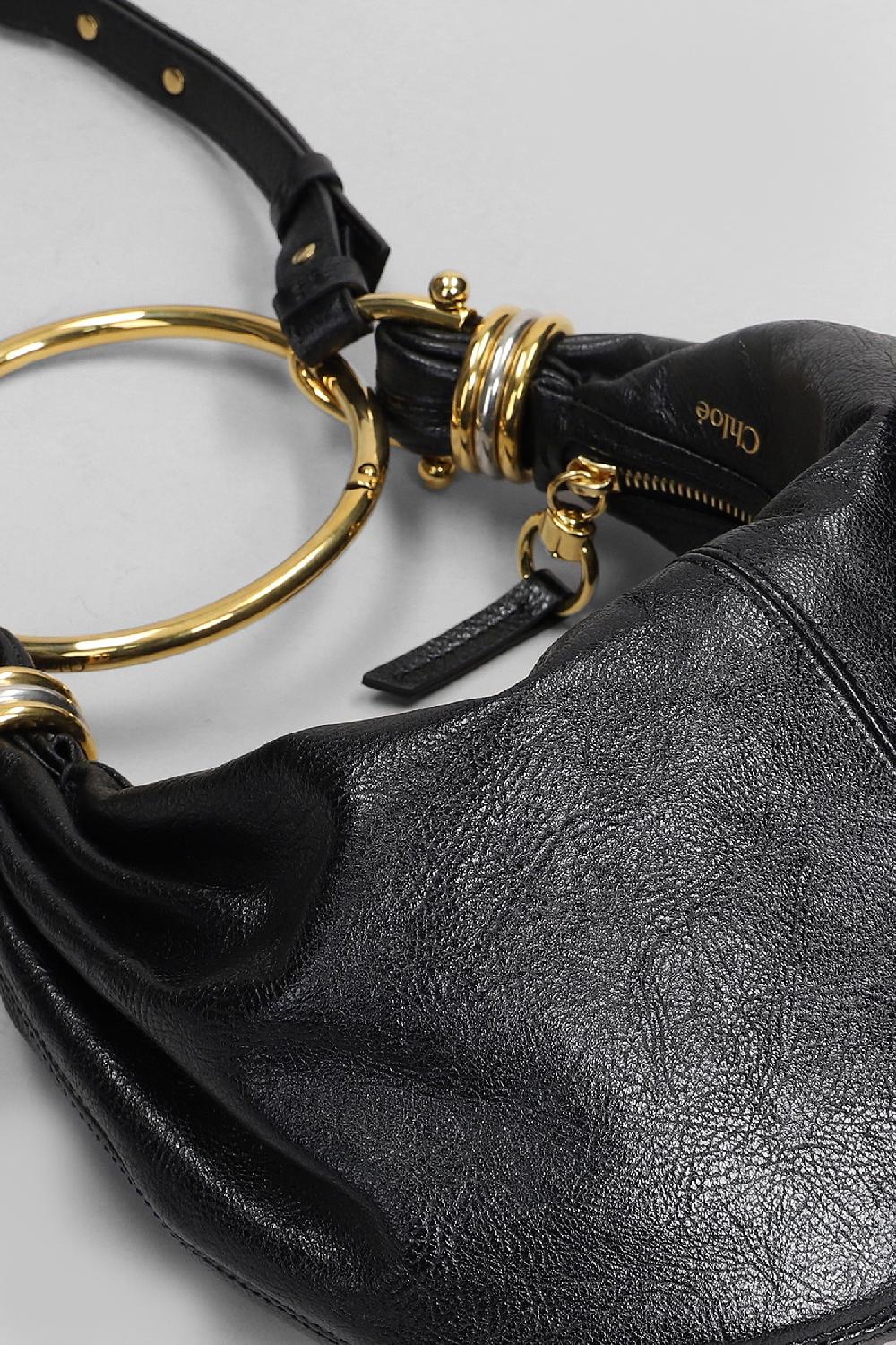 Deliberti Chloé Borsa A Spalla Bracelet Bag In Pelle Nera Cod. 409053 - Deliberti The Luxury Shopping