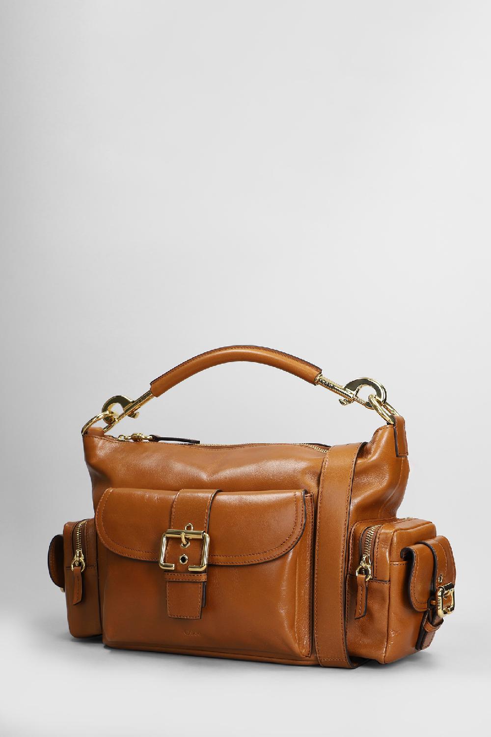 Deliberti Chloé Borsa A Spalla Camera Bag In Pelle Cuoio Naturale Cod. 409050 - Deliberti The Luxury Shopping