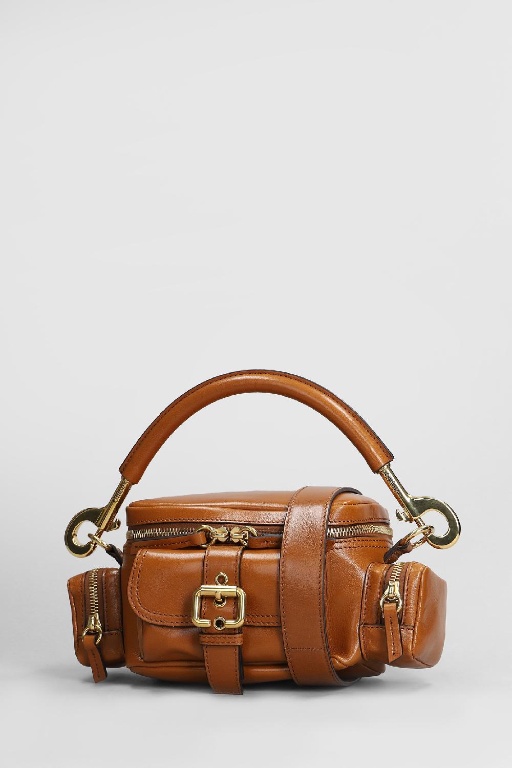 Deliberti Chloé Borsa A Spalla Camera Bag In Pelle Cuoio Naturale Cod. 409052 - Deliberti The Luxury Shopping