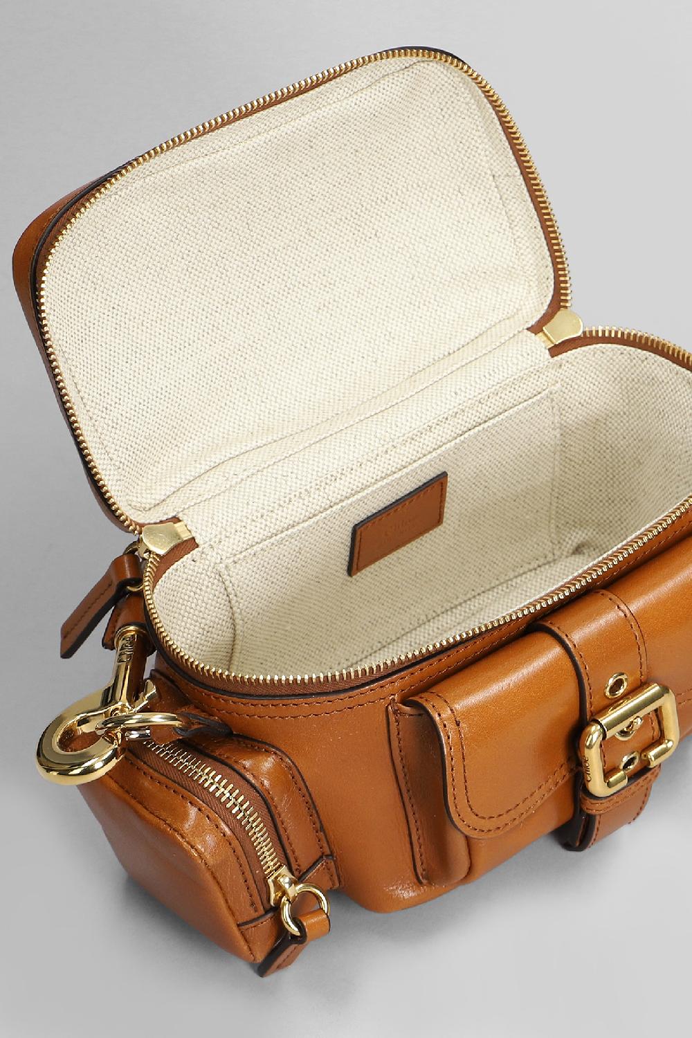 Deliberti Chloé Borsa A Spalla Camera Bag In Pelle Cuoio Naturale Cod. 409052 - Deliberti The Luxury Shopping