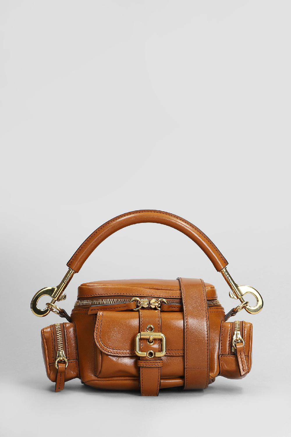 Deliberti Chloé Borsa a spalla camera bag in pelle cuoio naturale cod. 409052 - Deliberti The Luxury Shopping