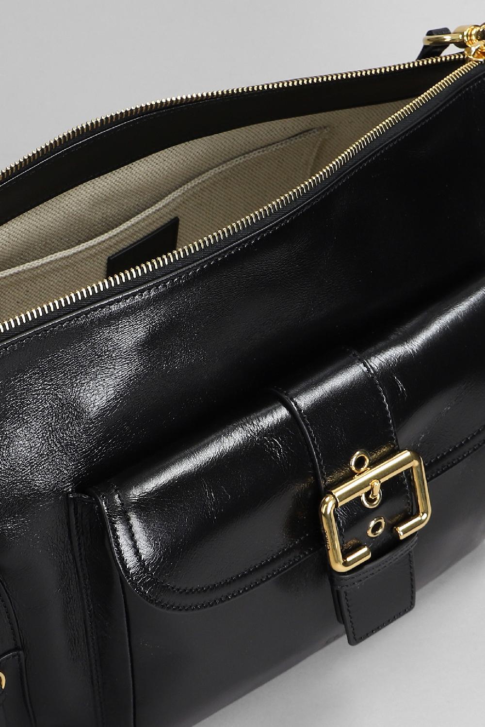 Deliberti Chloé Borsa A Spalla Camera Bag In Pelle Nera Cod. 409049 - Deliberti The Luxury Shopping