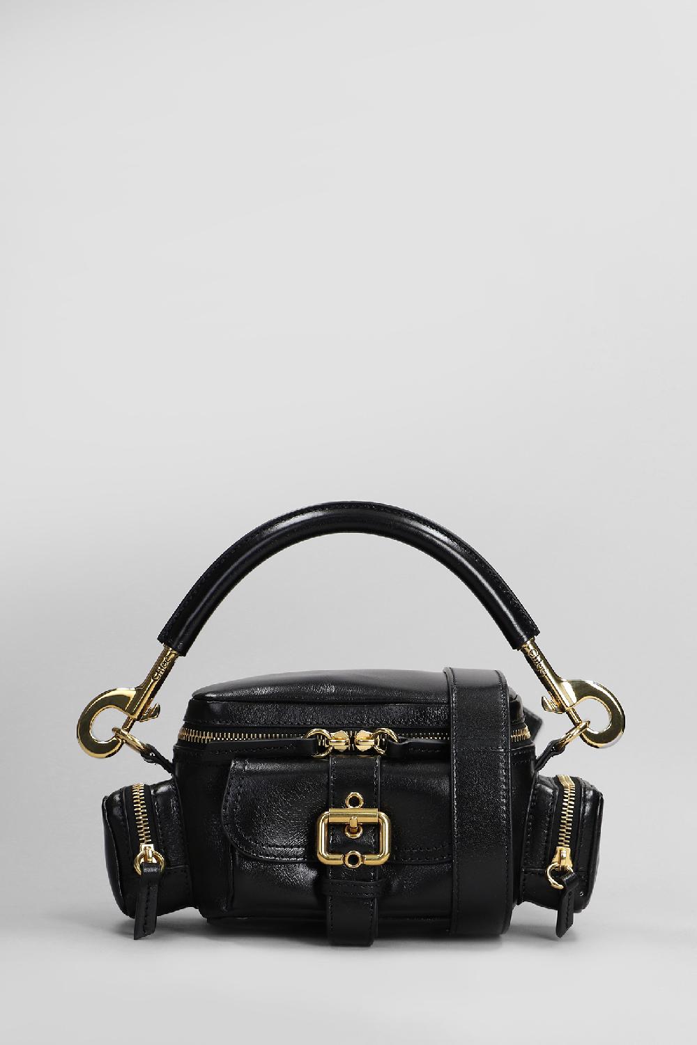 Deliberti Chloé Borsa a spalla camera bag in pelle nera cod. 409051 - Deliberti The Luxury Shopping