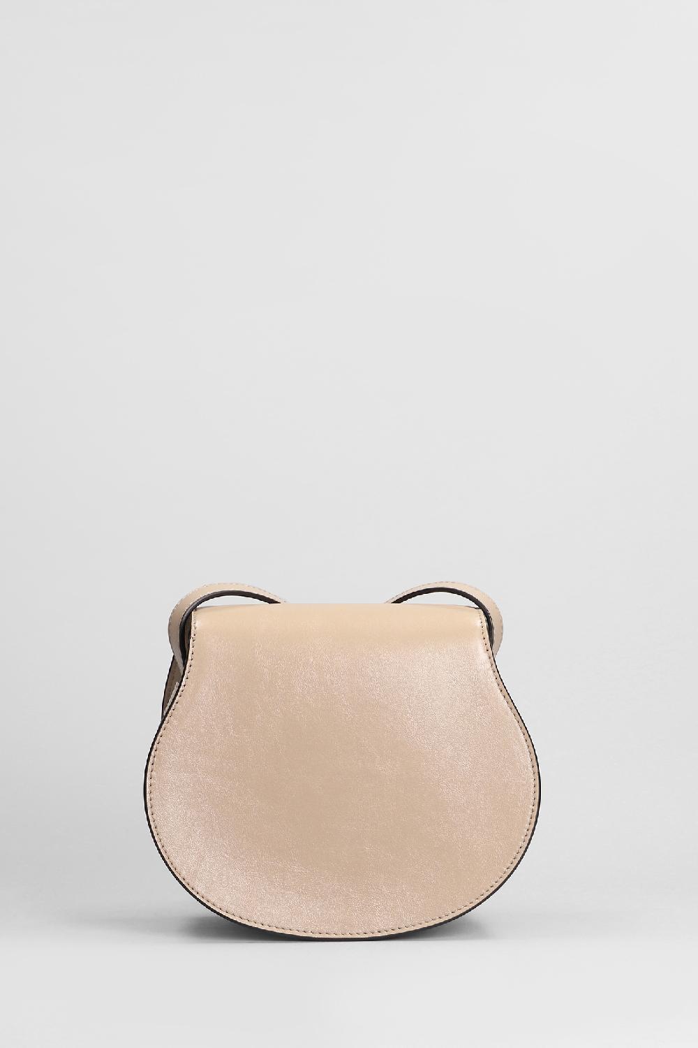 Deliberti Chloé Borsa A Spalla Marcie In Pelle Beige Cod. 406266 - Deliberti The Luxury Shopping