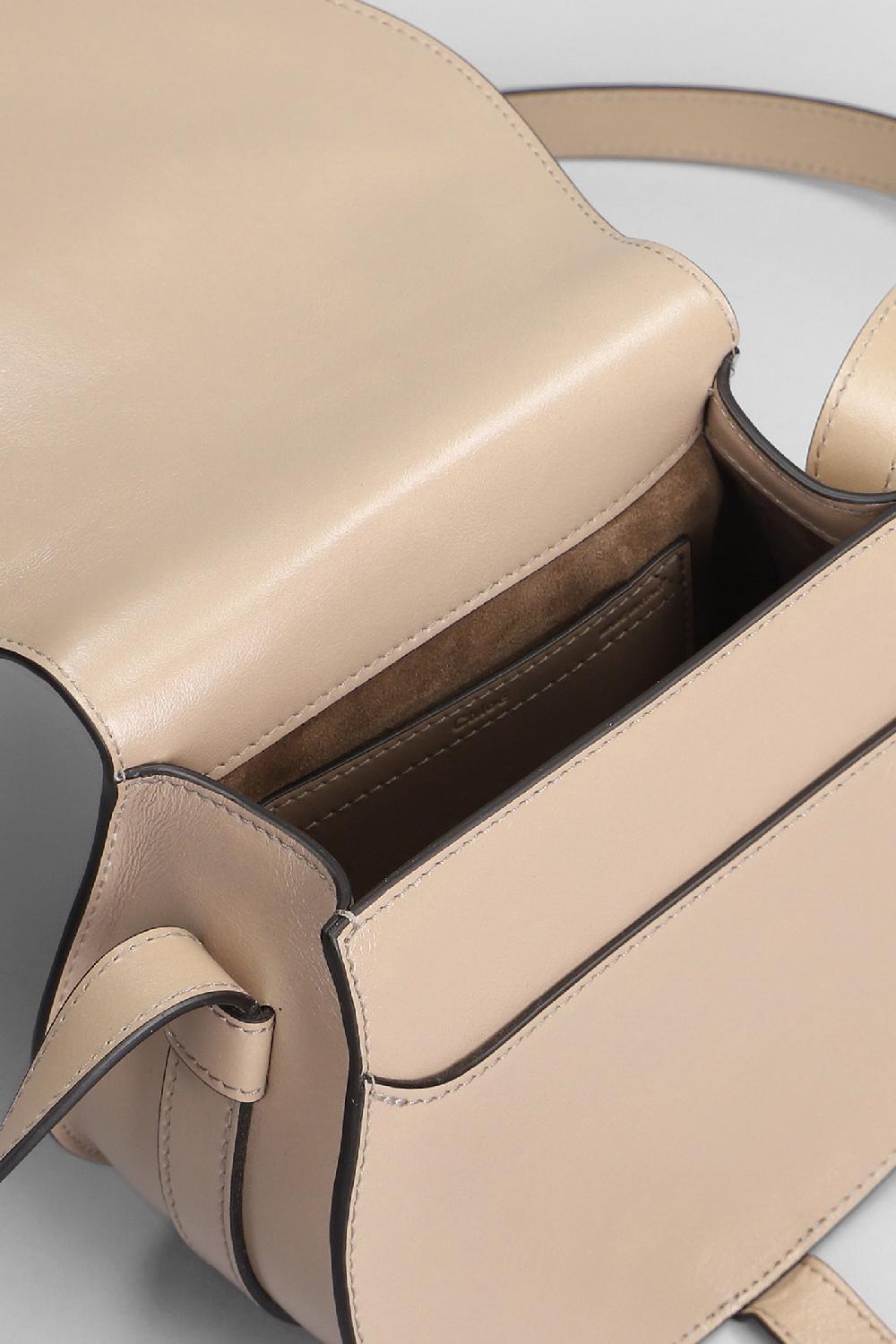 Deliberti Chloé Borsa A Spalla Marcie In Pelle Beige Cod. 406266 - Deliberti The Luxury Shopping