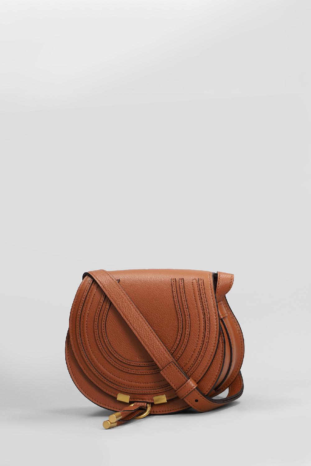 Deliberti Chloé Borsa A Spalla Marcie In Pelle Cuoio Naturale Cod. 406263 - Deliberti The Luxury Shopping