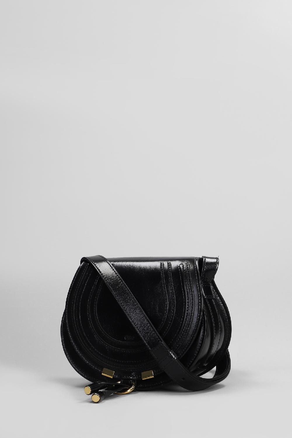 Deliberti Chloé Borsa A Spalla Marcie In Pelle Nera Cod. 406265 - Deliberti The Luxury Shopping