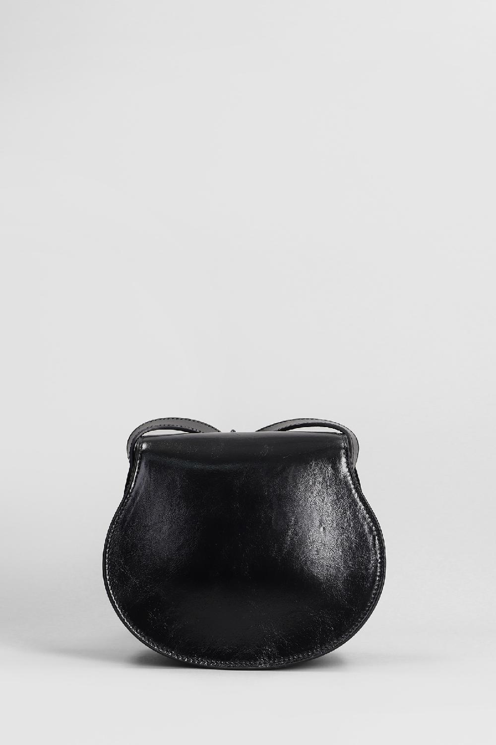 Deliberti Chloé Borsa A Spalla Marcie In Pelle Nera Cod. 406265 - Deliberti The Luxury Shopping