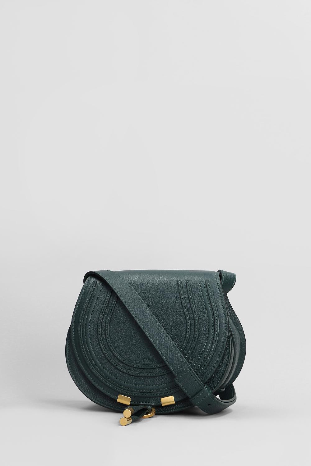 Deliberti Chloé Borsa A Spalla Marcie In Pelle Verde Cod. 406264 - Deliberti The Luxury Shopping