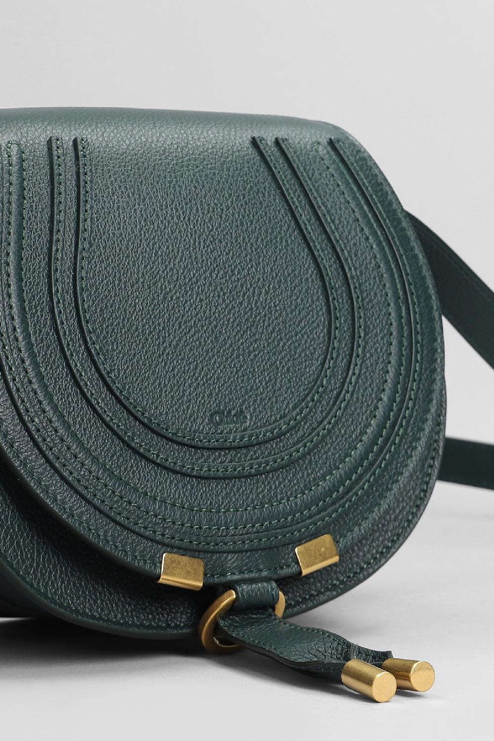 Deliberti Chloé Borsa A Spalla Marcie In Pelle Verde Cod. 406264 - Deliberti The Luxury Shopping
