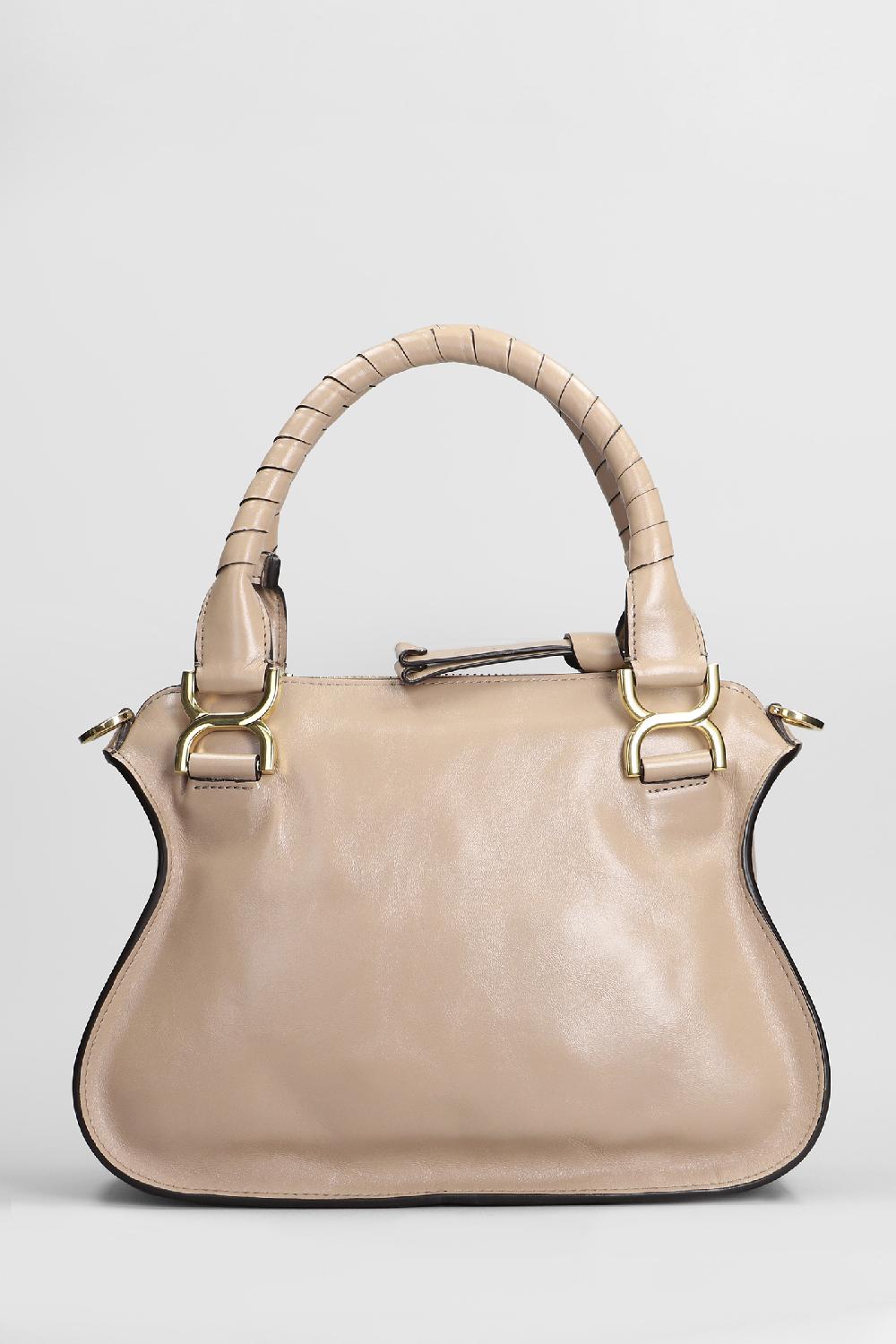 Deliberti Chloé Borsa A Spalla Mercie In Pelle Beige Cod. 406261 - Deliberti The Luxury Shopping