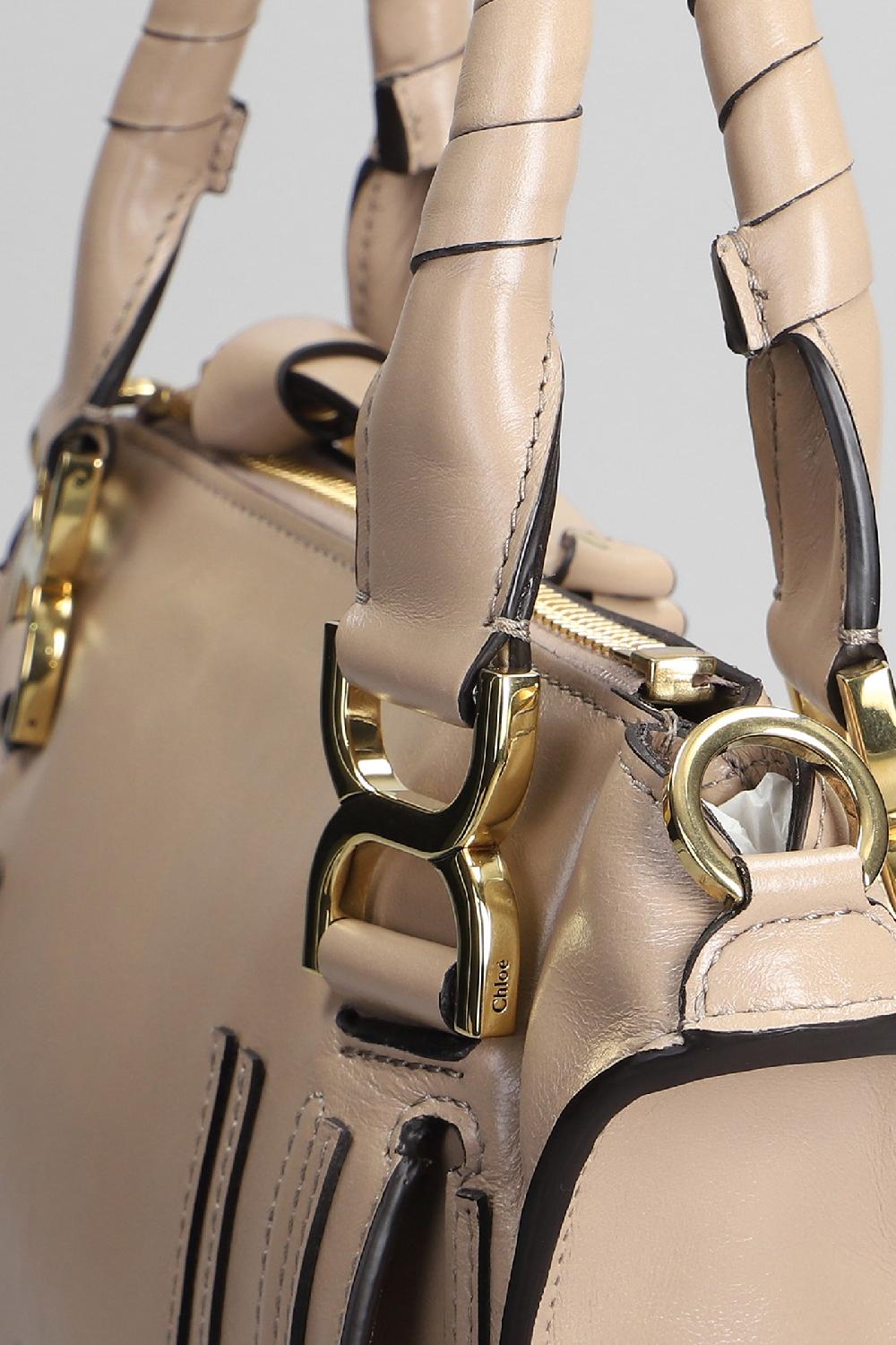 Deliberti Chloé Borsa A Spalla Mercie In Pelle Beige Cod. 406261 - Deliberti The Luxury Shopping