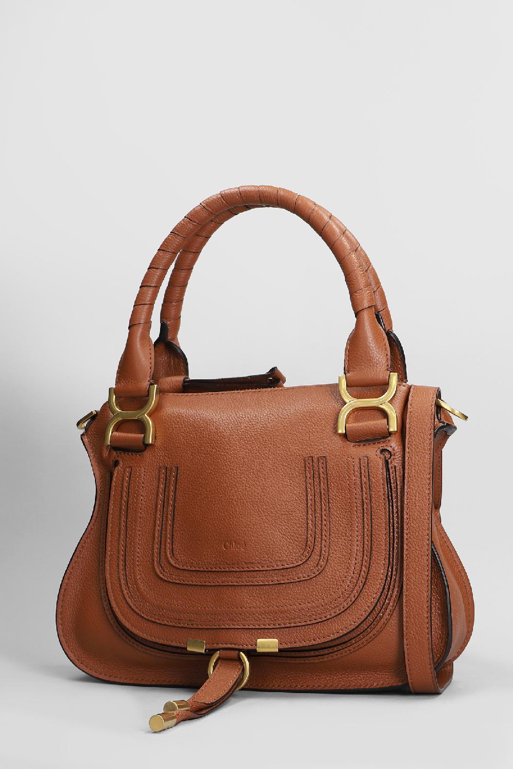 Deliberti Chloé Borsa A Spalla Mercie In Pelle Marrone Cod. 406260 - Deliberti The Luxury Shopping