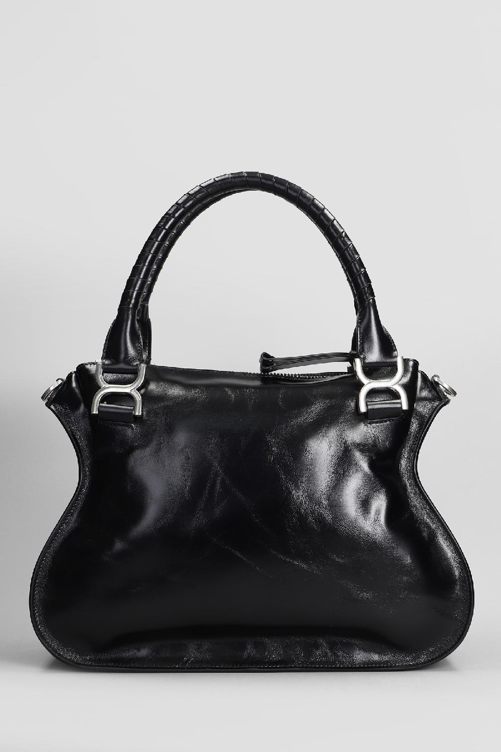 Deliberti Chloé Borsa A Spalla Mercie In Pelle Nera Cod. 406259 - Deliberti The Luxury Shopping