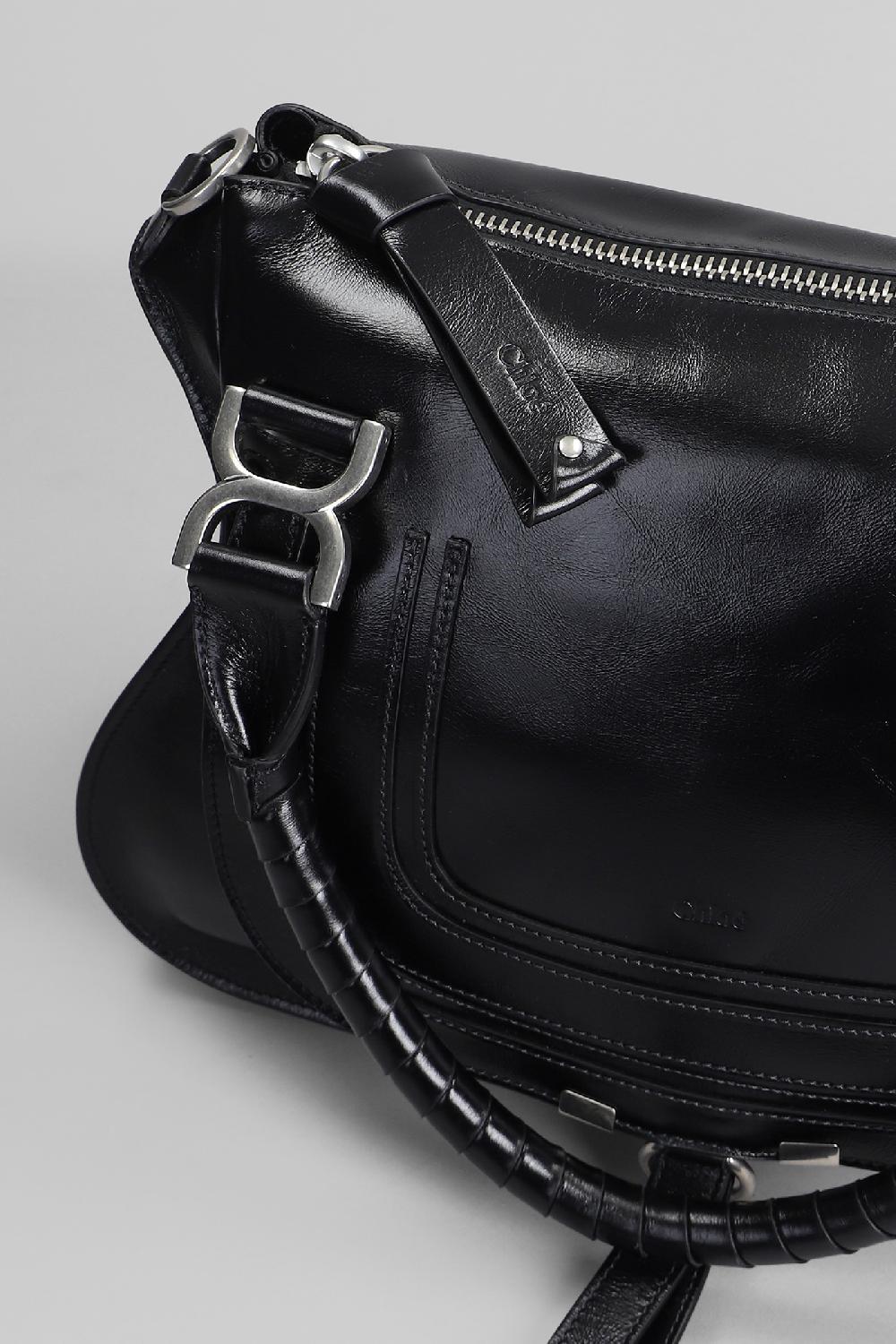 Deliberti Chloé Borsa A Spalla Mercie In Pelle Nera Cod. 406259 - Deliberti The Luxury Shopping