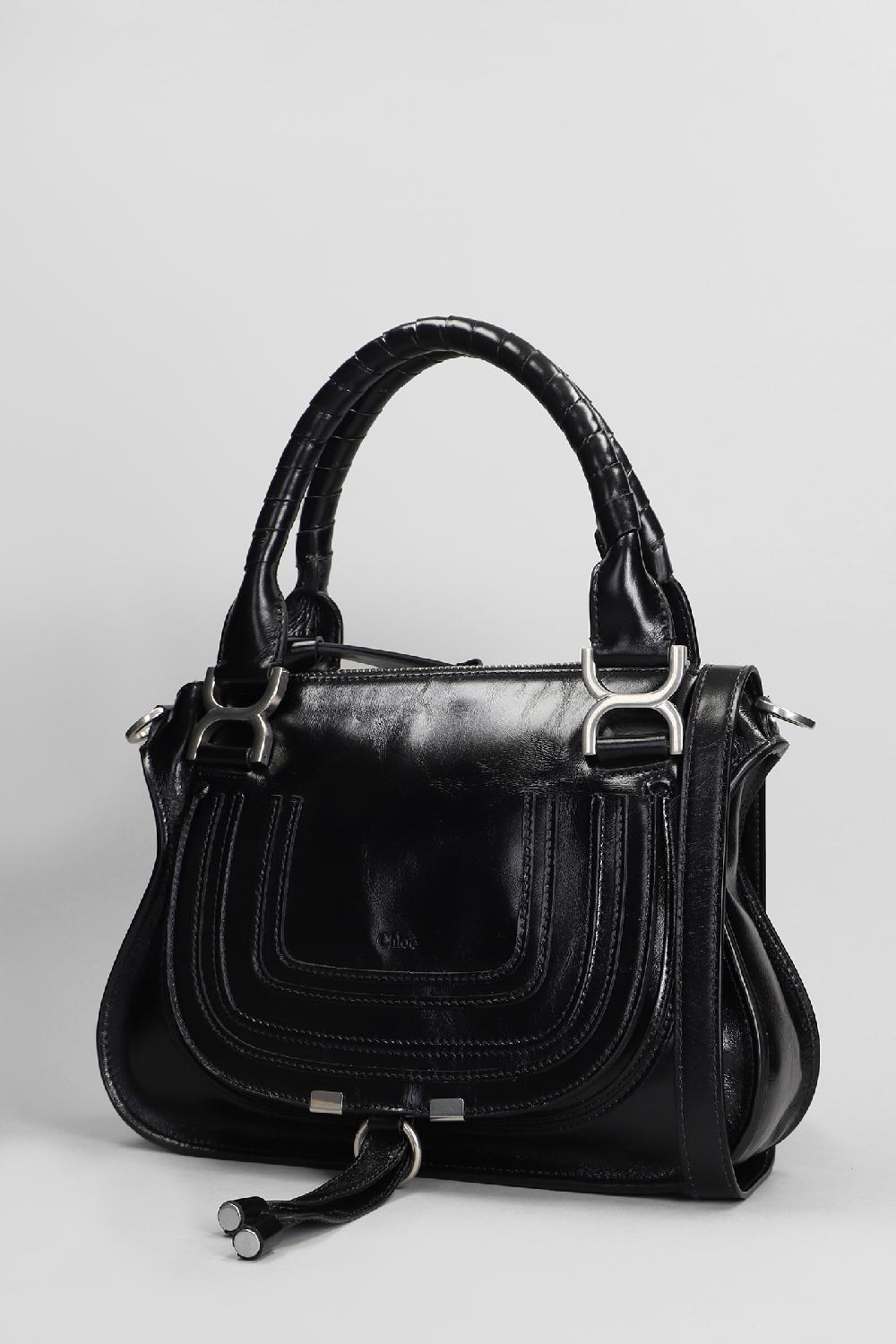 Deliberti Chloé Borsa A Spalla Mercie In Pelle Nera Cod. 406262 - Deliberti The Luxury Shopping