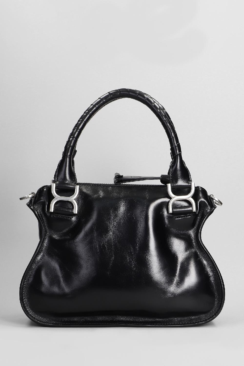 Deliberti Chloé Borsa A Spalla Mercie In Pelle Nera Cod. 406262 - Deliberti The Luxury Shopping