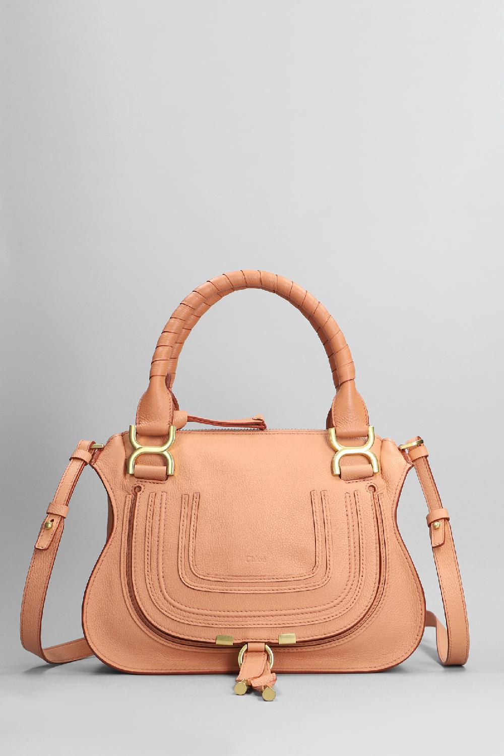 Deliberti Chloé Borsa a spalla mercie in pelle rosa cod. 399736 - Deliberti The Luxury Shopping