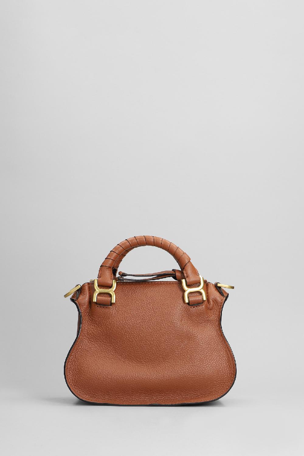 Deliberti Chloé Borsa A Spalla Mercie Mini In Pelle Cuoio Naturale Cod. 386557 - Deliberti The Luxury Shopping
