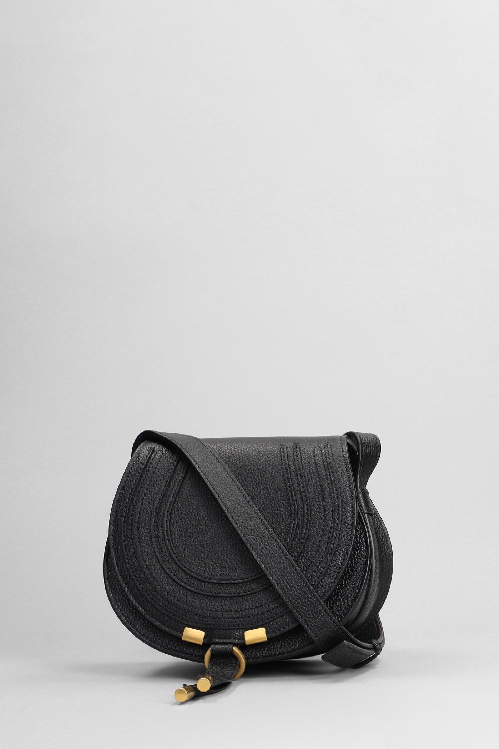 Deliberti Chloé Borsa A Spalla Mercie Small In Pelle Nera Cod. 386559 - Deliberti The Luxury Shopping
