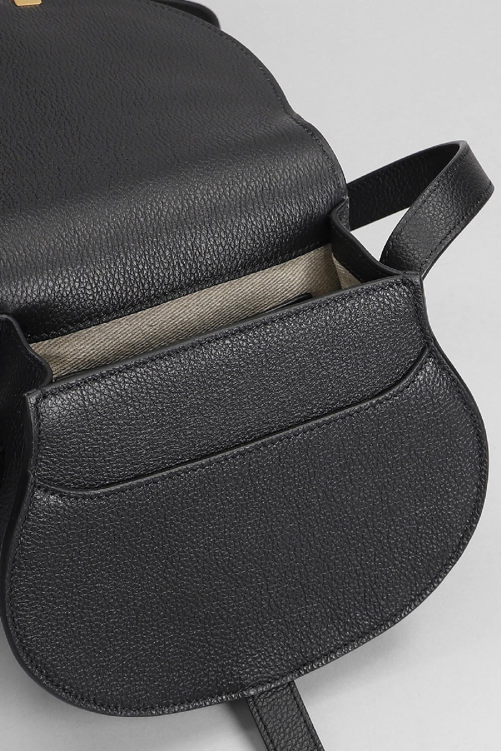 Deliberti Chloé Borsa A Spalla Mercie Small In Pelle Nera Cod. 386559 - Deliberti The Luxury Shopping