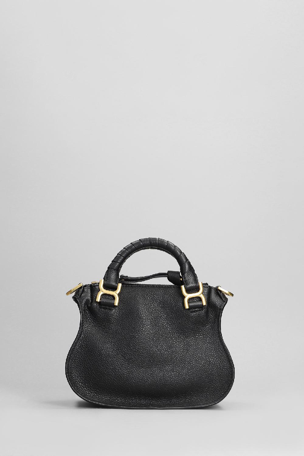 Deliberti Chloé Borsa A Spalla Mini Crossbody In Pelle Nera Cod. 382562 - Deliberti The Luxury Shopping