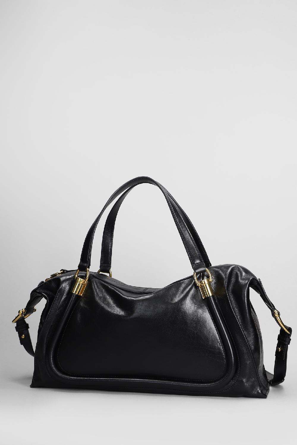 Deliberti Chloé Borsa A Spalla Paraty 24 In Pelle Nera Cod. 406268 - Deliberti The Luxury Shopping