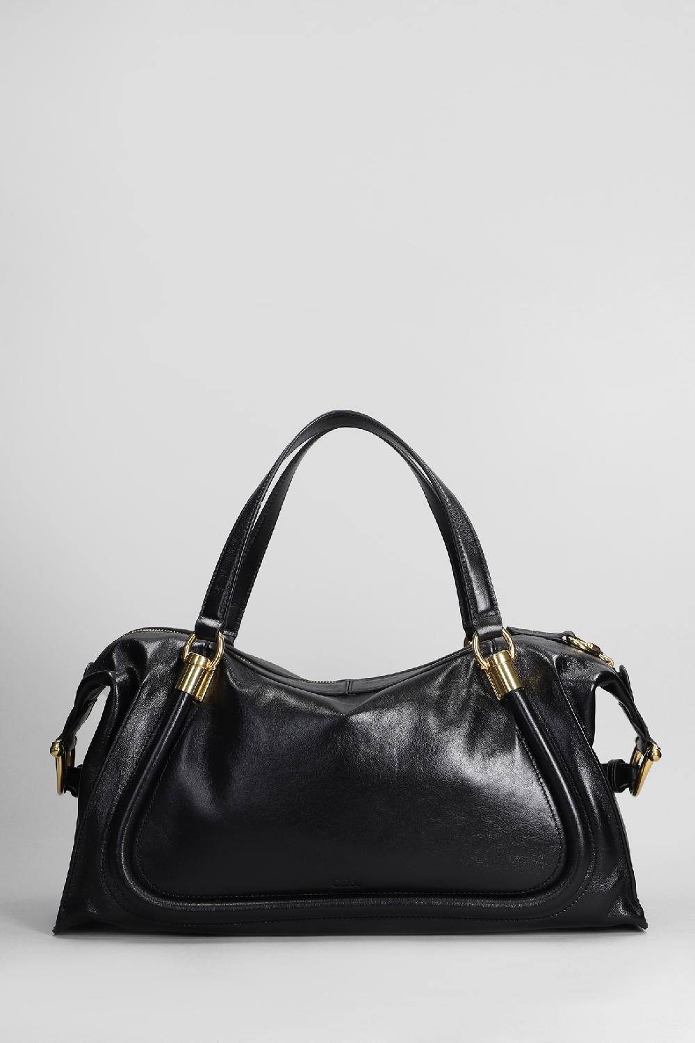 Deliberti Chloé Borsa A Spalla Paraty 24 In Pelle Nera Cod. 406268 - Deliberti The Luxury Shopping