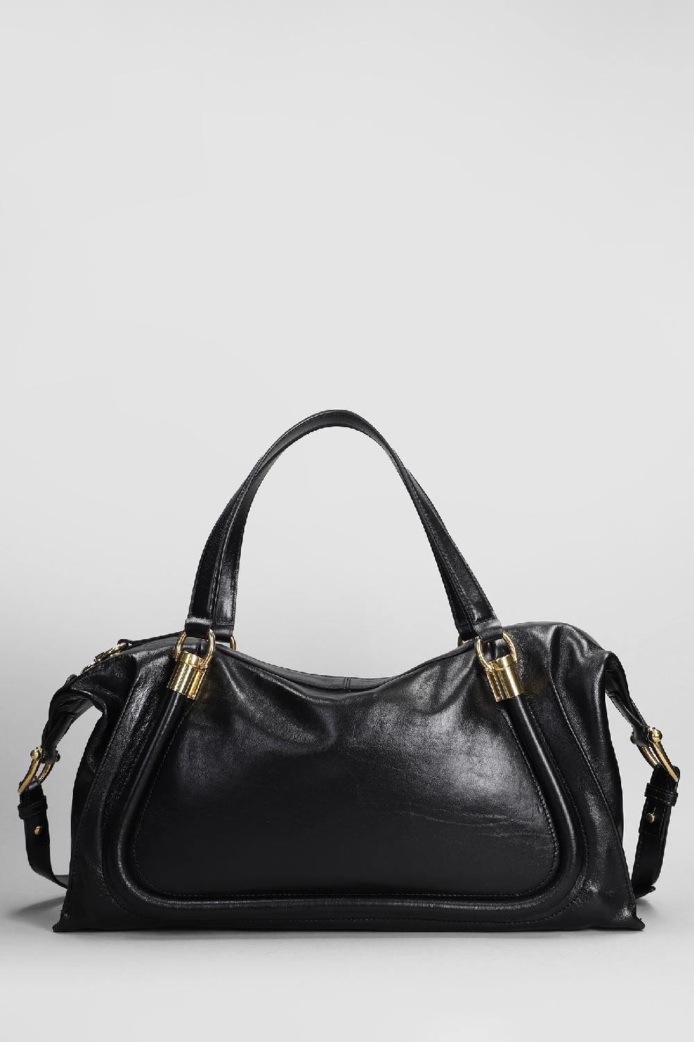 Deliberti Chloé Borsa a spalla paraty 24 in pelle nera cod. 406268 - Deliberti The Luxury Shopping