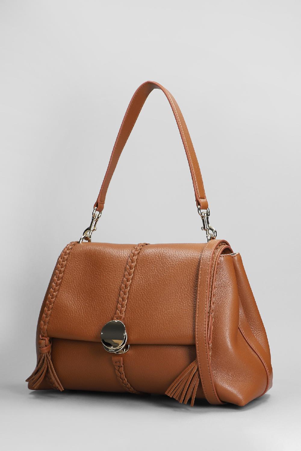 Deliberti Chloé Borsa A Spalla Penelope In Pelle Cuoio Naturale Cod. 399734 - Deliberti The Luxury Shopping