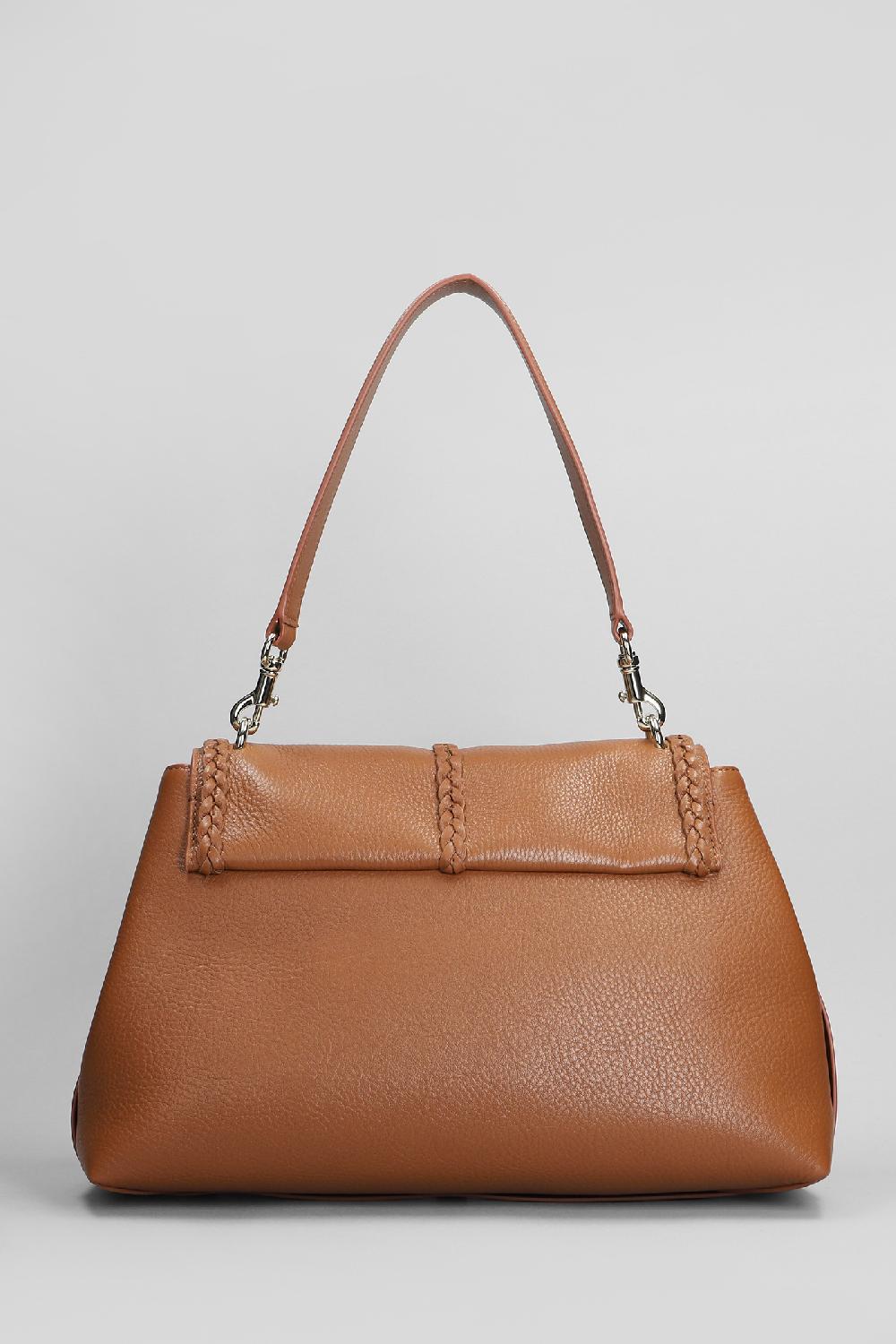 Deliberti Chloé Borsa A Spalla Penelope In Pelle Cuoio Naturale Cod. 399734 - Deliberti The Luxury Shopping
