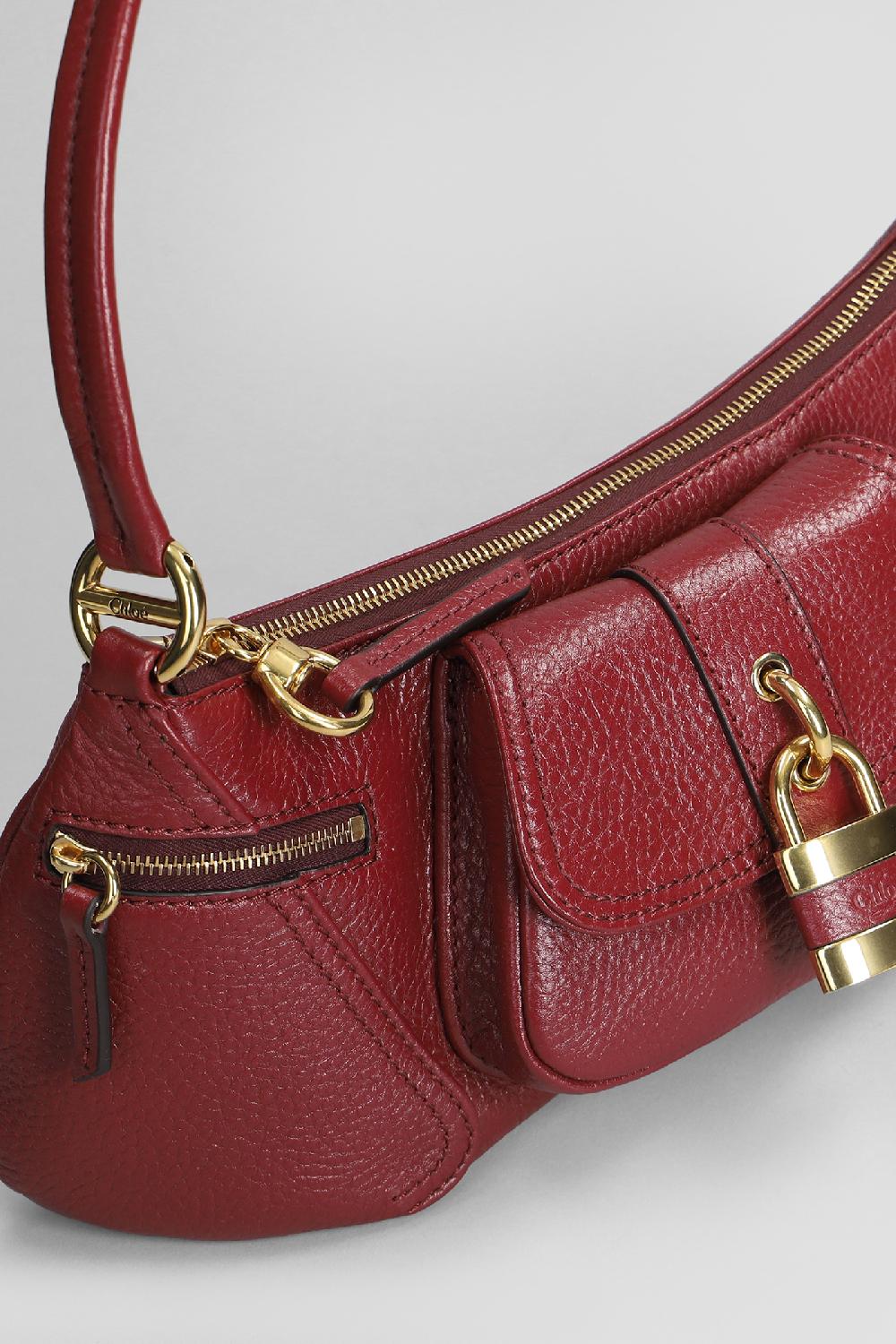 Deliberti Chloé Borsa A Spalla The 99 In Pelle Bordeaux Cod. 406270 - Deliberti The Luxury Shopping