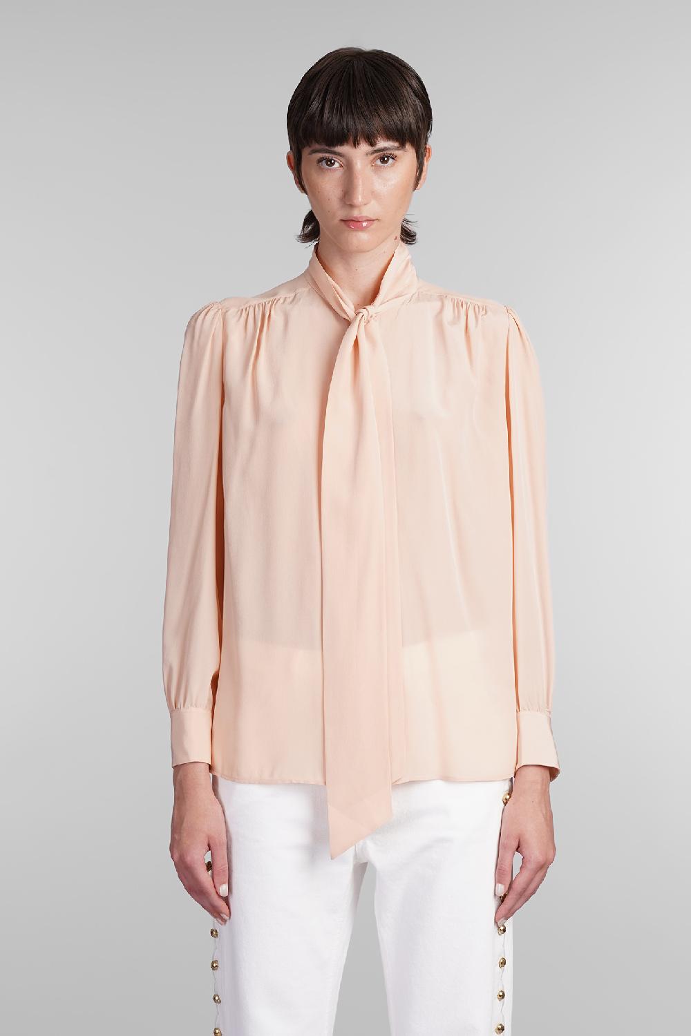 Deliberti Chloé Camicia in seta rosa cod. 404206 - Deliberti The Luxury Shopping
