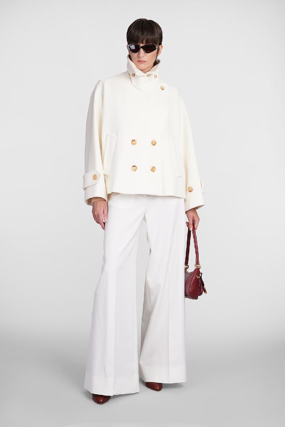 Deliberti Chloé Cappotto In Lana Beige Cod. 406243 - Deliberti The Luxury Shopping
