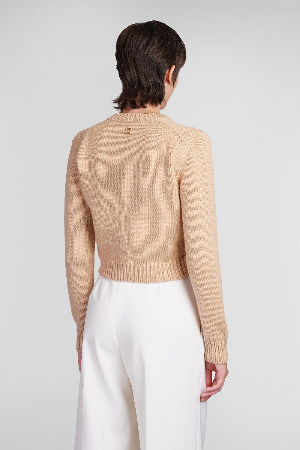 Deliberti Chloé Cardigan In Lana Cipria Cod. 406258 - Deliberti The Luxury Shopping