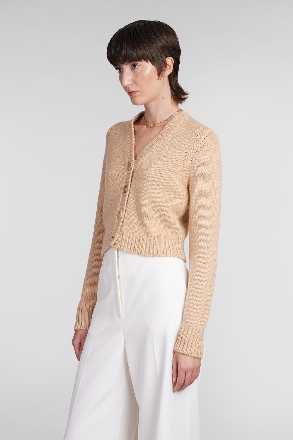 Deliberti Chloé Cardigan In Lana Cipria Cod. 406258 - Deliberti The Luxury Shopping