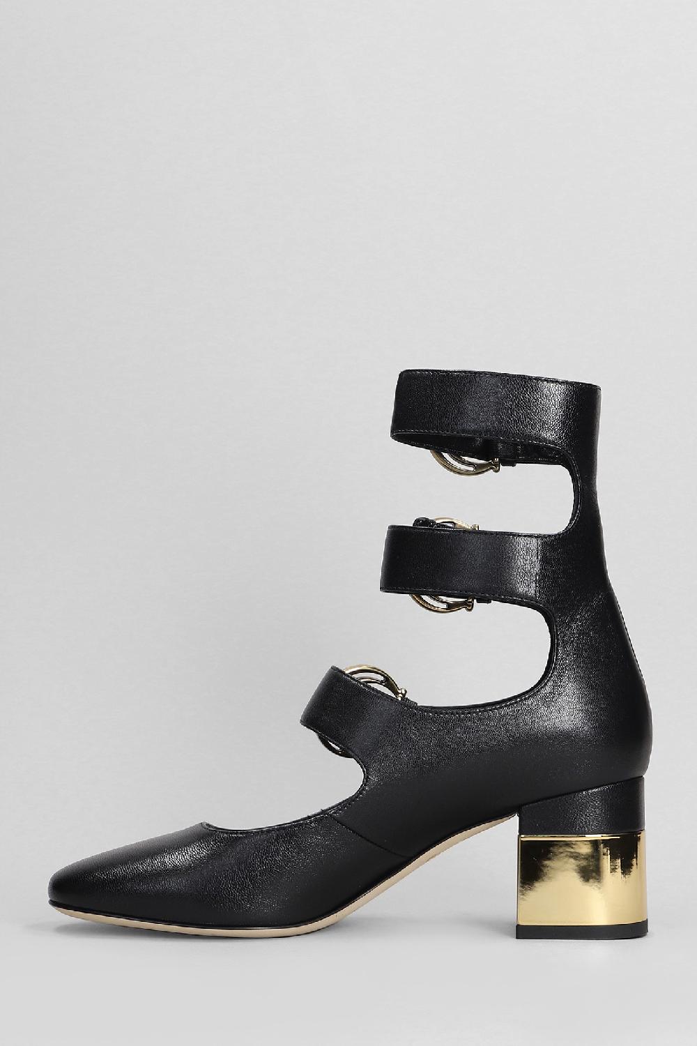 Deliberti Chloé Decollete Alize In Pelle Nera Cod. 404197 - Deliberti The Luxury Shopping